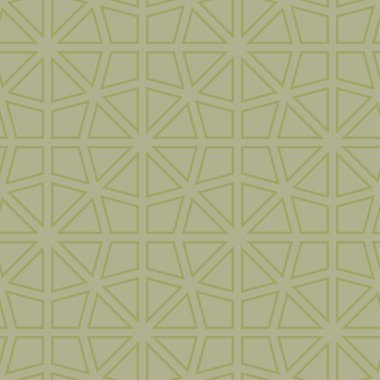 Zeytin yeşili geometrik yazdır. Web, Tekstil ve duvar kağıtları için seamless modeli