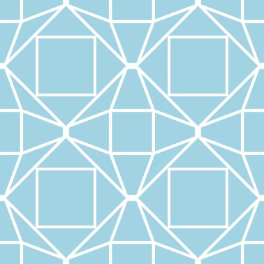 Lacivert geometrik süsleme. Web, Tekstil ve duvar kağıtları için seamless modeli