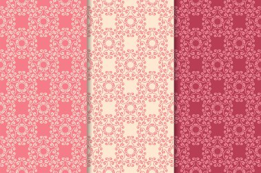 Kiraz kırmızı çiçekli süs tasarımlar. Duvar kağıtları ve kumaşlar için dikey Dikişsiz desen