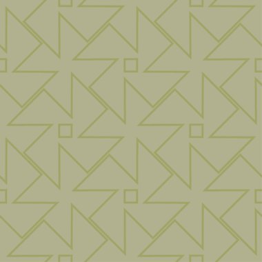 Zeytin yeşili geometrik süsleme. Web, Tekstil ve duvar kağıtları için seamless modeli