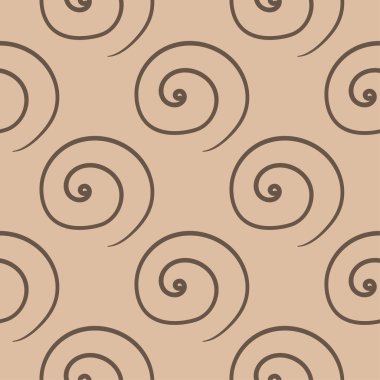 Bej ve kahverengi geometrik yazdırın. Web, Tekstil ve duvar kağıtları için seamless modeli