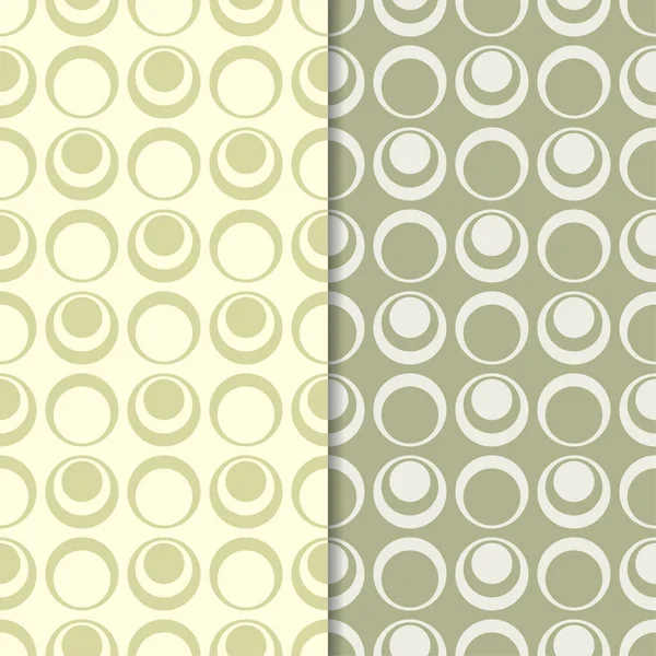 Zeytin yeşili geometrik süsler. Web, Tekstil ve duvar kağıtları için dikişsiz desen seti