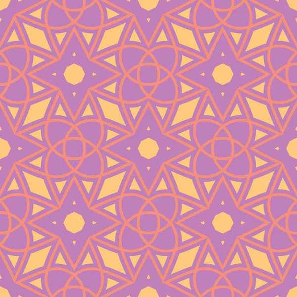 Geometrik sorunsuz arka plan. Bright öğeleri için duvar kağıtları, Tekstil ve kumaş mor arka plan üzerinde renkli