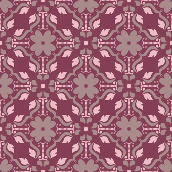 Sorunsuz arka plan. Çiçek mor kırmızı desenli duvar kağıtları, Tekstil ve kumaş için