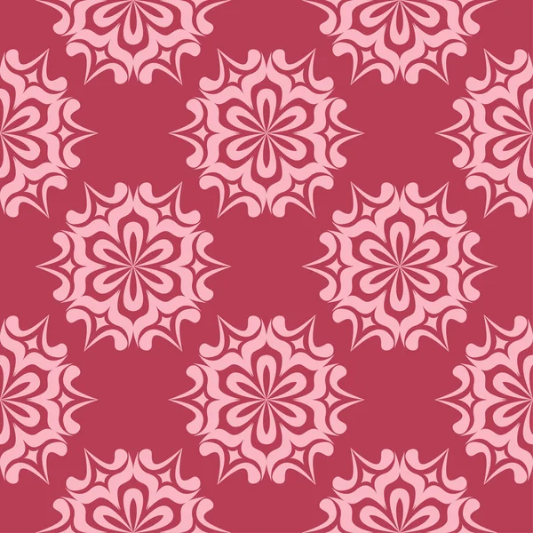 Kırmızı çiçek sorunsuz arka plan. Tekstil ve duvar kağıtları için dekoratif desen