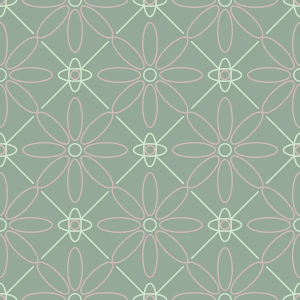 Zeytin yeşili çiçek Dikişsiz desen soluk pembe elemanları ile. Arka plan duvar kağıtları, Tekstil ve kumaş için çiçek tasarımları ile