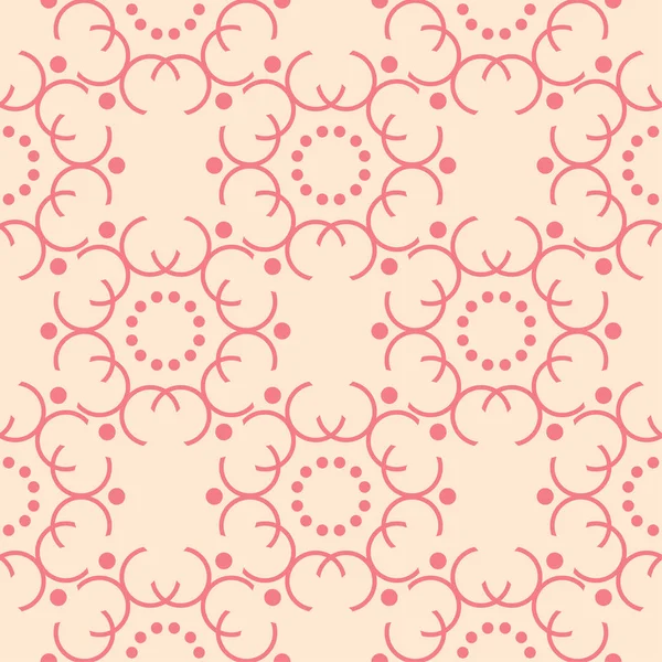 Kırmızı ve bej geometrik seamless modeli web, Tekstil ve duvar kağıtları için