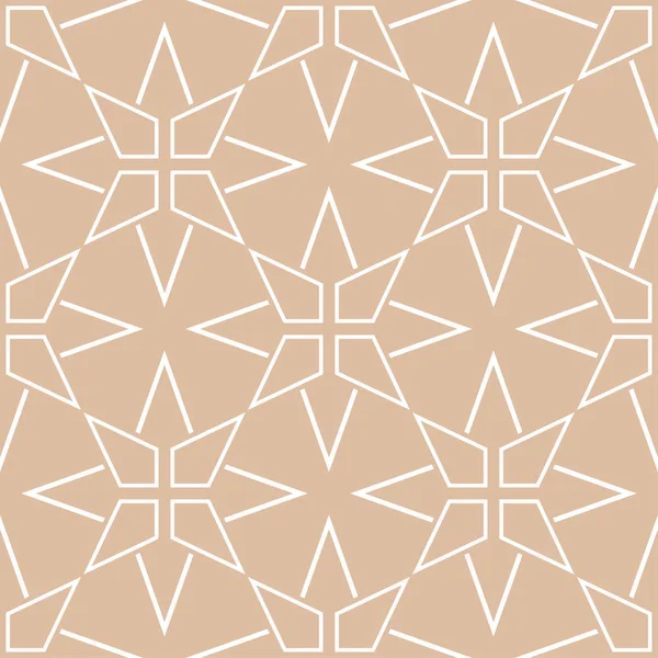 Bej renkli geometrik süsleme. Web, Tekstil ve duvar kağıtları için seamless modeli