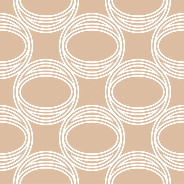 Bej ve beyaz geometrik süsleme. Web, Tekstil ve duvar kağıtları için seamless modeli