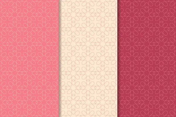 Kiraz kırmızı geometrik dikey Dikişsiz desen web, Tekstil ve duvar kağıtları için