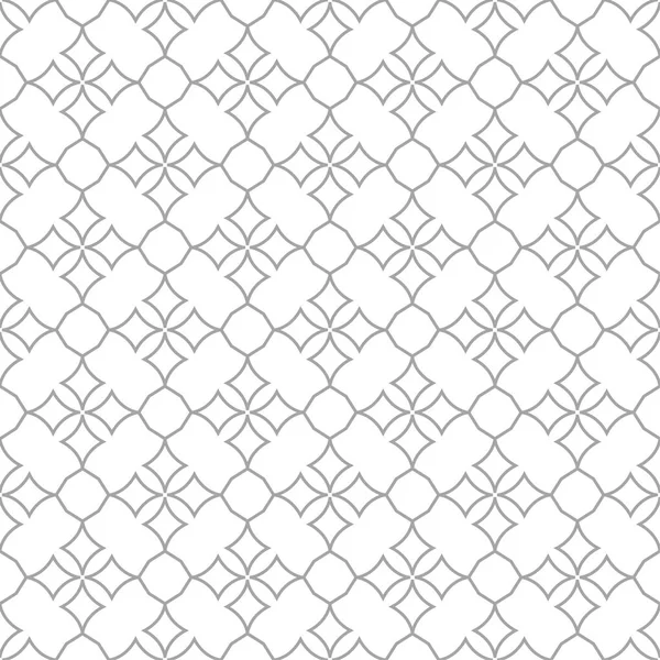 Beyaz arka planda gri geometrik süsleme. Web, Tekstil ve duvar kağıtları için seamless modeli