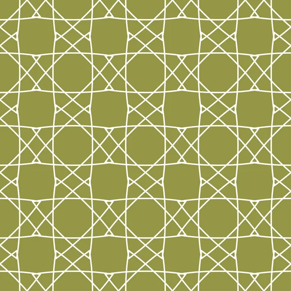 Zeytin yeşili ve beyaz geometrik süsleme. Web, Tekstil ve duvar kağıtları için seamless modeli
