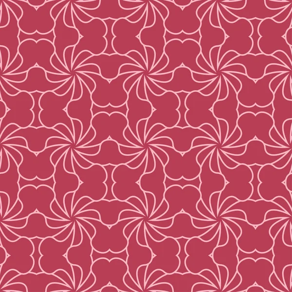 Motif Géométrique Sans Couture Rouge Rose Pâle Pour Toile Textile — Image vectorielle