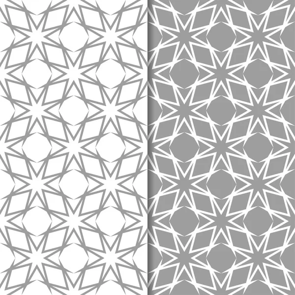 Gri ve beyaz geometrik Dikişsiz desen web, Tekstil ve duvar kağıtları için