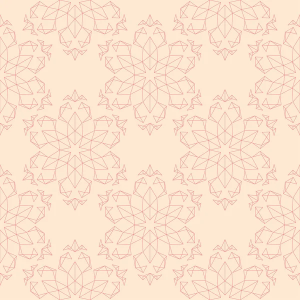 Kırmızı ve bej çiçek seamless modeli