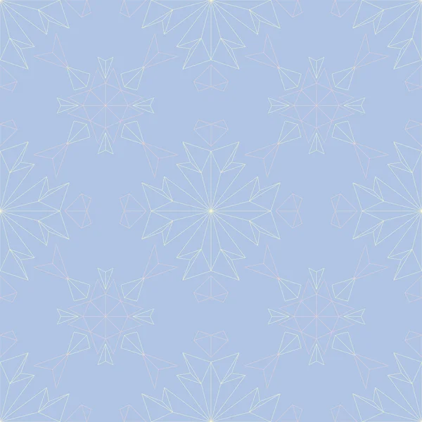 Çiçek seamless modeli. Soluk mavi arka plan bej ve pembe çiçek öğeleri