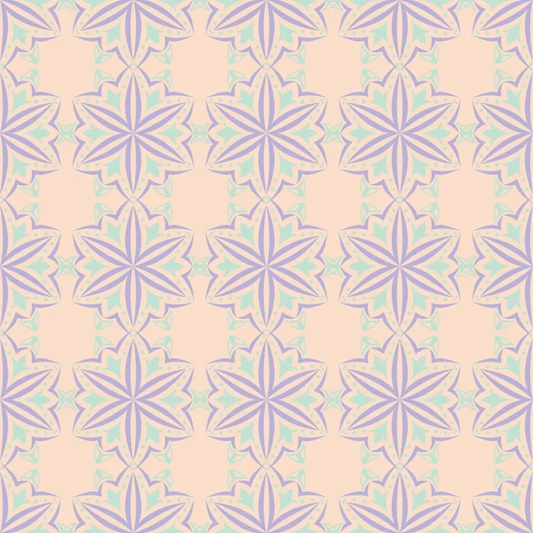 Sorunsuz çiçek desenli. Duvar kağıtları, Tekstil ve kumaş için bej mor ve mavi arka plan