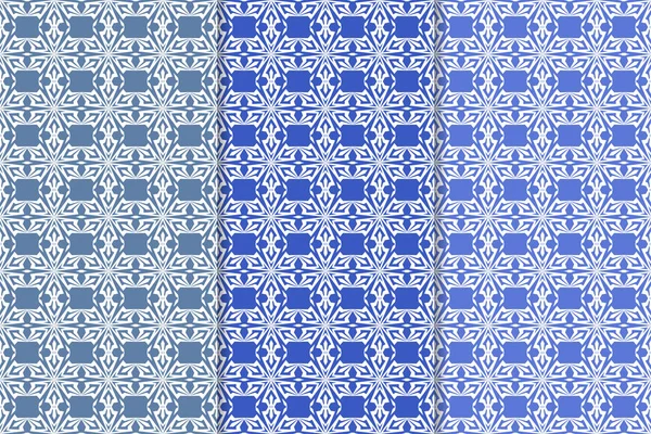 Çiçek süsler kümesi. Mavi dikey Dikişsiz desen. Duvar kağıdı arka plan