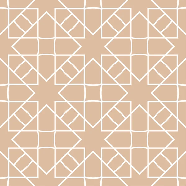 Bej renkli geometrik süsleme. Web, Tekstil ve duvar kağıtları için seamless modeli