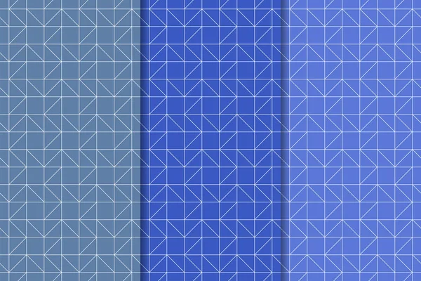 Mavi geometrik Dikişsiz desen