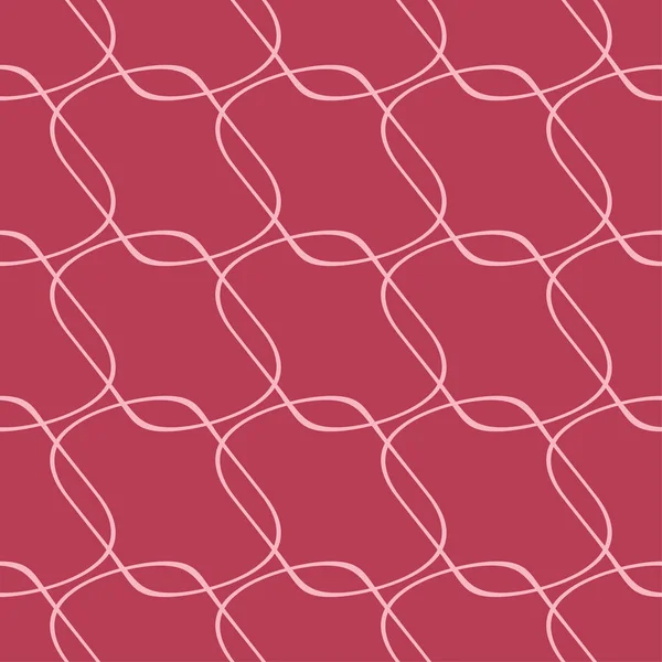 Kırmızı geometrik süsleme. Web, Tekstil ve duvar kağıtları için seamless modeli