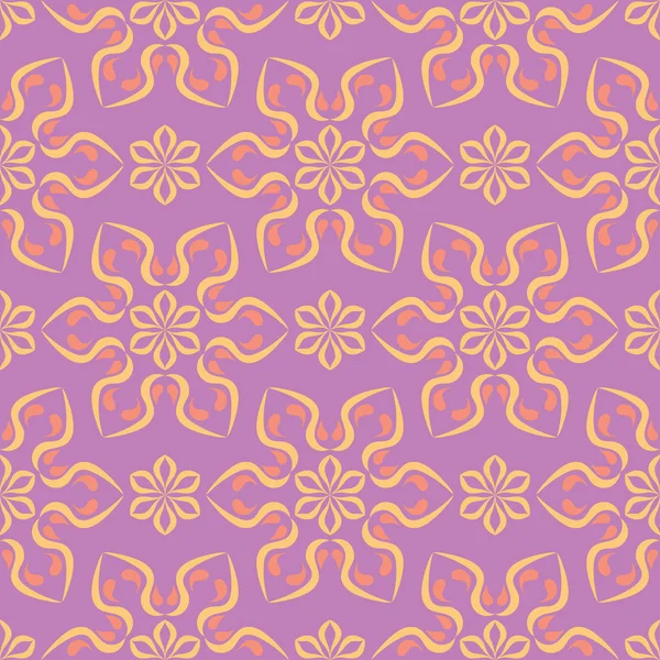 Çiçek seamless modeli. Tekstil ve duvar kağıtları için renkli tasarımı ile parlak mor arka plan