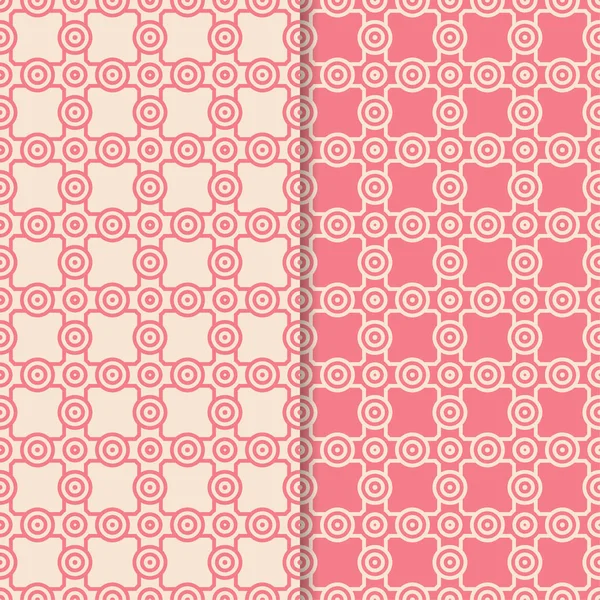 Geometrische Abstrakte Nahtlose Muster Hintergründe Für Tapeten Textilien — Stockvektor