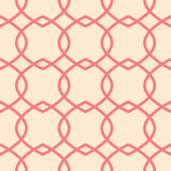 Kırmızı ve bej geometrik süsleme. Web, Tekstil ve duvar kağıtları için seamless modeli