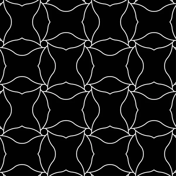 Siyah ve beyaz geometrik yazdır. Web, Tekstil ve duvar kağıtları için seamless modeli