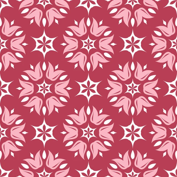 Çiçek seamless modeli. Arka plan duvar kağıtları, Tekstil ve kumaş kırmızı boyalı