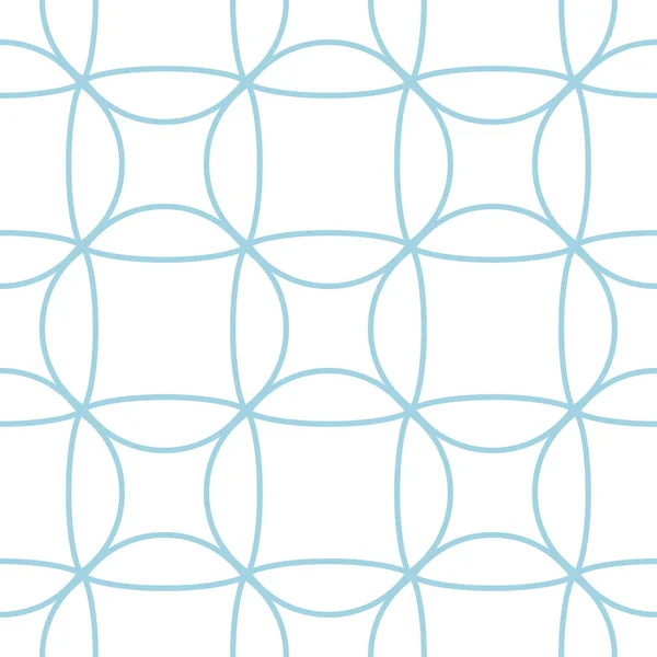 Geometrisches Ornament Weißes Und Blaues Nahtloses Muster Für Web Textilien — Stockvektor