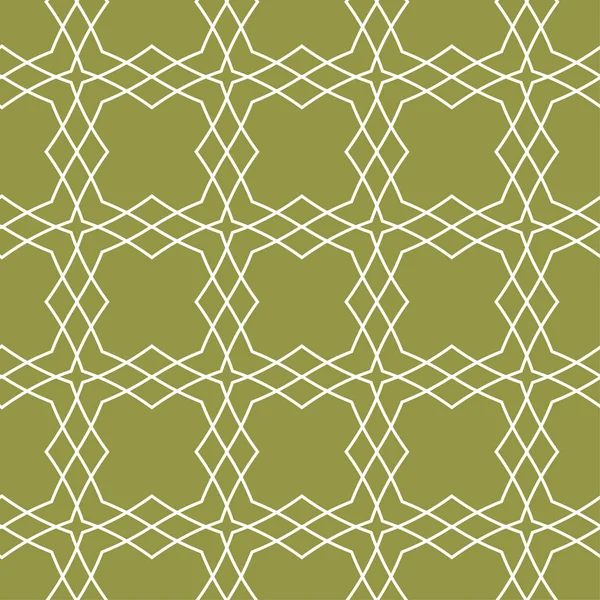 Zeytin yeşili ve beyaz geometrik süsleme. Web, Tekstil ve duvar kağıtları için seamless modeli