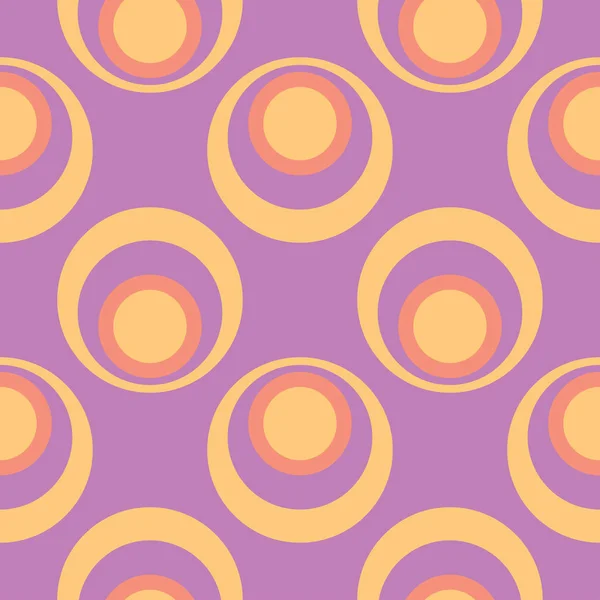 Patrón Geométrico Sin Costura Violeta Fondo Color Brillante Con Elementos — Vector de stock