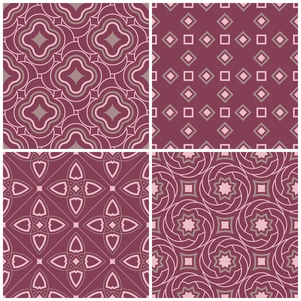 Menekşe sorunsuz arka plan duvar kağıtları, Tekstil ve kumaş için geometrik desenlerle ayarla