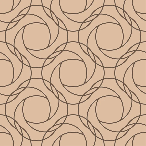 Bej ve kahverengi geometrik süsleme. Web, Tekstil ve duvar kağıtları için seamless modeli