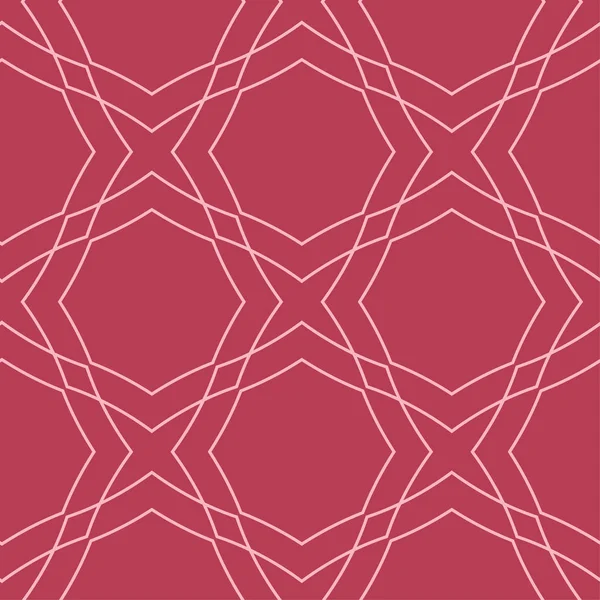 Kırmızı ve soluk pembe geometrik süsleme. Web, Tekstil ve duvar kağıtları için seamless modeli