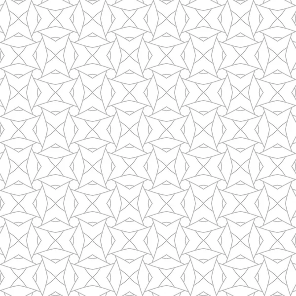 Beyaz arka planda gri geometrik süsleme. Web, Tekstil ve duvar kağıtları için seamless modeli