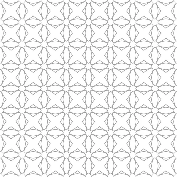 Beyaz arka planda gri geometrik süsleme. Web, Tekstil ve duvar kağıtları için seamless modeli