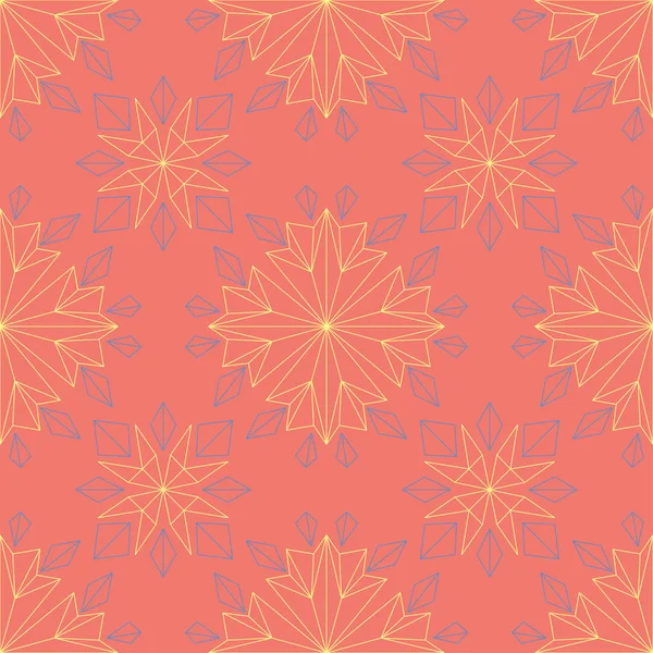 Çiçek kırmızı seamless modeli. Parlak renkli arka plan ile sarı ve mavi çiçek öğeleri