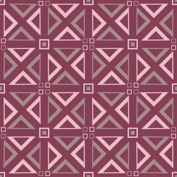 Geometrik seamless modeli. Mor kırmızı arka plan duvar kağıtları, Tekstil ve kumaş için