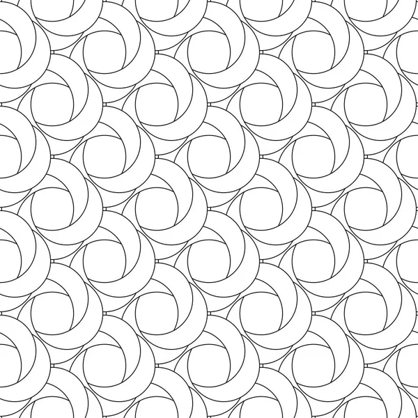 Geometrik süsleme. Siyah üzerine beyaz seamless modeli web, Tekstil ve duvar kağıtları için