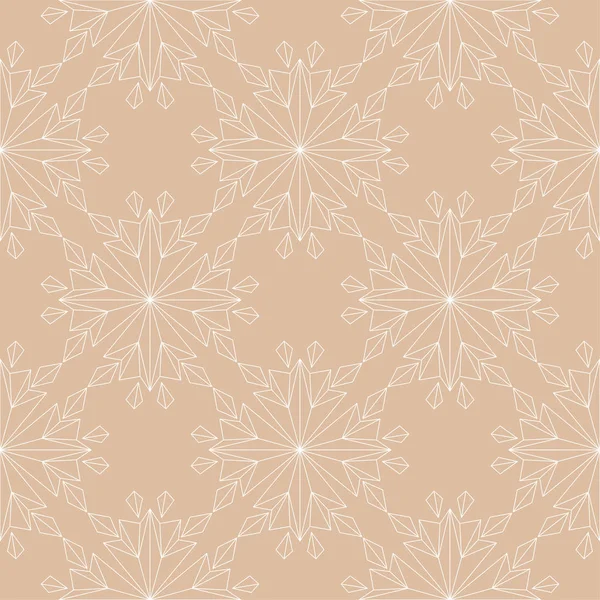 Bej renkli arka plan üzerinde beyaz çiçek sorunsuz tasarım