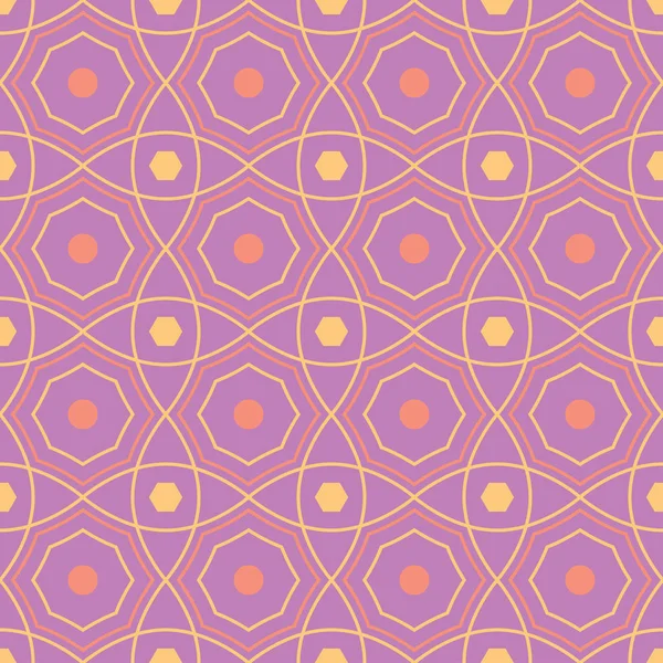 Geometrik sorunsuz arka plan. Bright öğeleri için duvar kağıtları, Tekstil ve kumaş mor arka plan üzerinde renkli