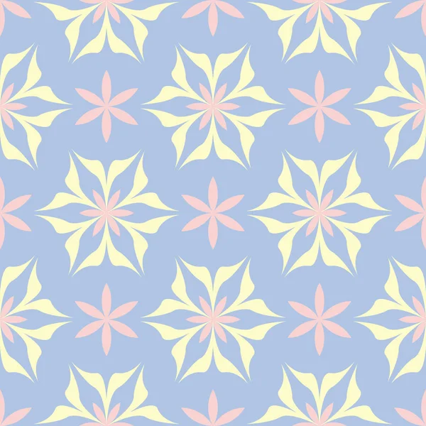 Soluk mavi sorunsuz arka plan. Çiçek desenli duvar kağıdı, Tekstil ve kumaş için