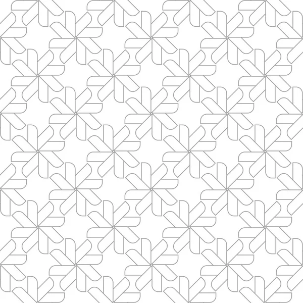 Beyaz arka planda gri geometrik süsleme. Web, Tekstil ve duvar kağıtları için seamless modeli