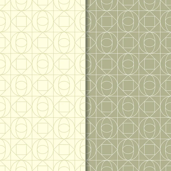 Zeytin yeşili kesintisiz geometrik desenler web, Tekstil ve duvar kağıtları için ayarla