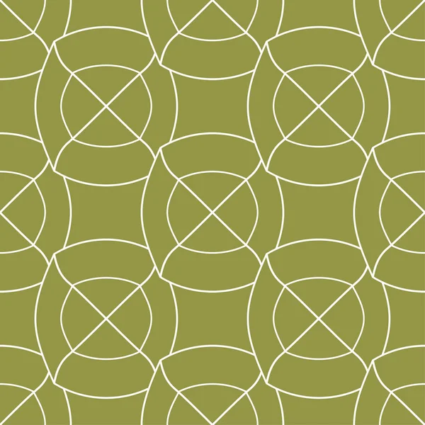 Zeytin yeşili ve beyaz geometrik seamless modeli web, Tekstil ve duvar kağıtları için