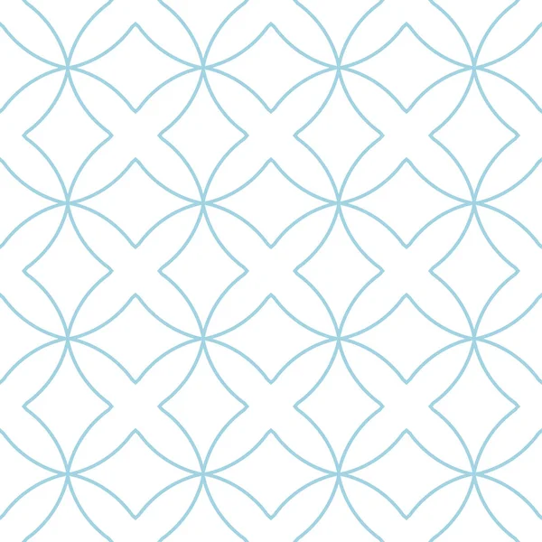 Beyaz ve mavi geometrik yazdırın. Web, Tekstil ve duvar kağıtları için seamless modeli