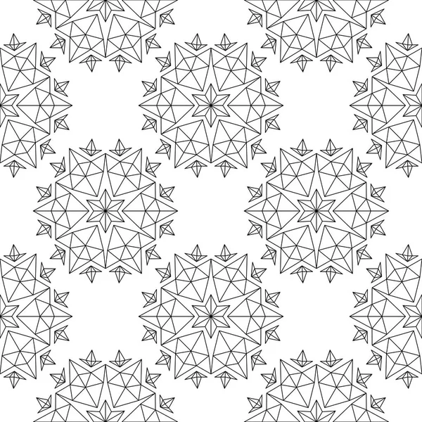 Beyaz arka planda siyah çiçek süsleme. Tekstil ve duvar kağıtları için seamless modeli