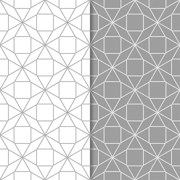 Gri ve beyaz geometrik Dikişsiz desen web, Tekstil ve duvar kağıtları için